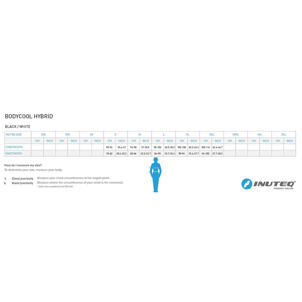 Inuteq Bodycool Hybrid - Vest Only [White/Black] view 3